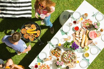 Verjaardag thuis in de tuin vieren