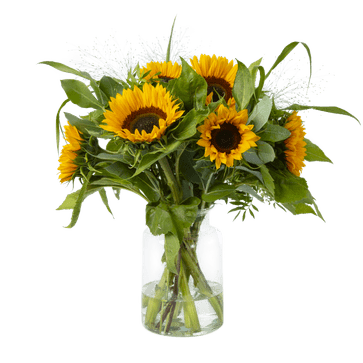 Zonnebloemen boeket