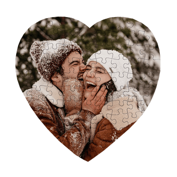 Hartvormige fotopuzzel