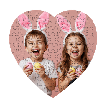 Hartvormige fotopuzzel 