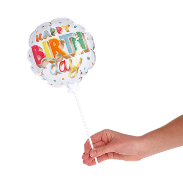 Mini ballon ‘Happy Birthday’