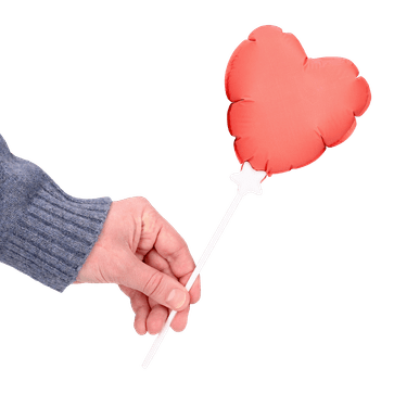 Mini ballon hart