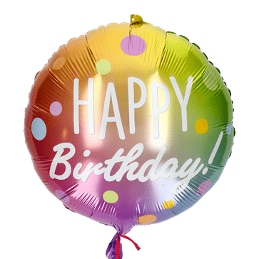 Heliumballon ‘Happy Birthday!’