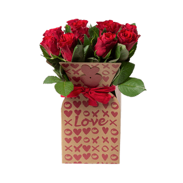 Rode brievenbusrozen