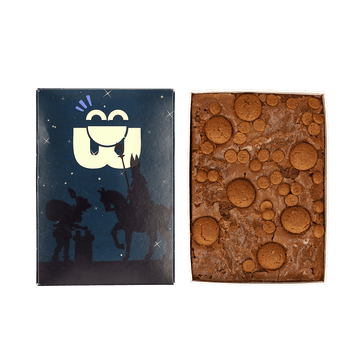 Verse pepernoten brownie