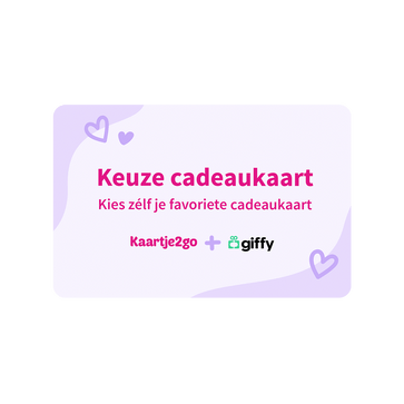 Keuze cadeaukaart € 15