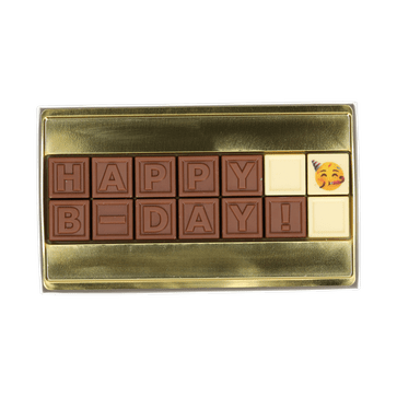 Chocoladetelegram ‘Happy B-Day!’
