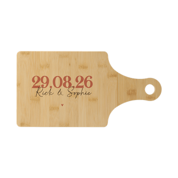Gepersonaliseerde borrelplank (liggend)