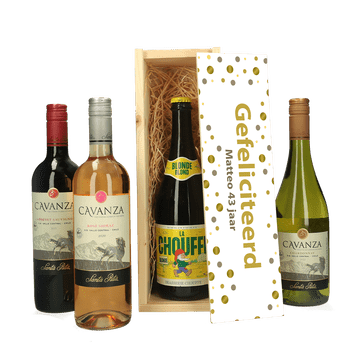 Bier- of wijnkist bedrukken