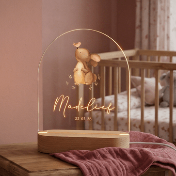 Lampje met naam (boog)