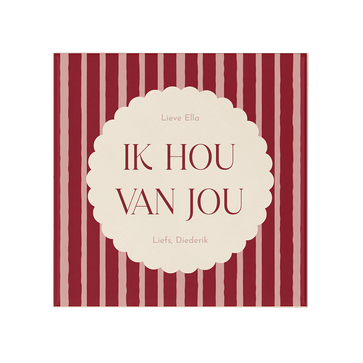 Gepersonaliseerd tegeltje Valentijn