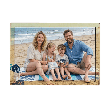 Houten fotopuzzel (liggend 24)