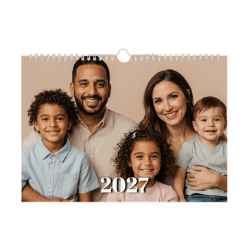 Gepersonaliseerde jaarkalender (liggend)