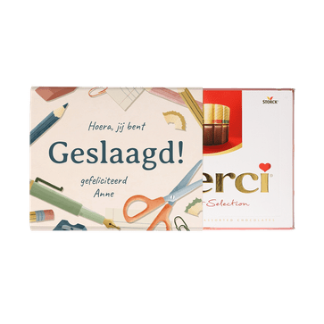 Merci chocolade personaliseren 250g