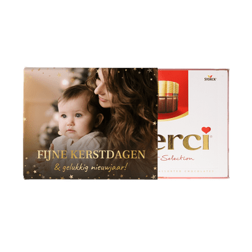 Merci kerst personaliseren (250 g)