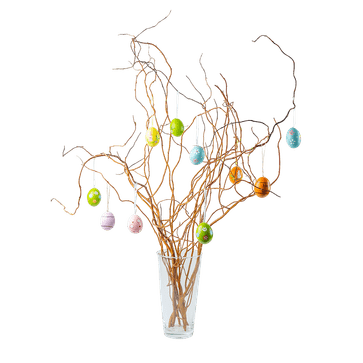 Paastakken met paashangers