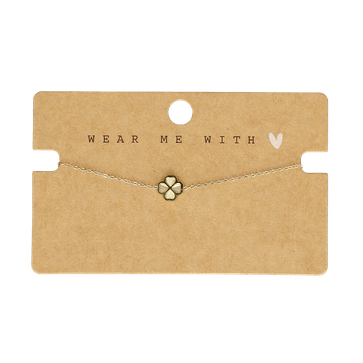 Armbandje ‘klavertje vier’ 