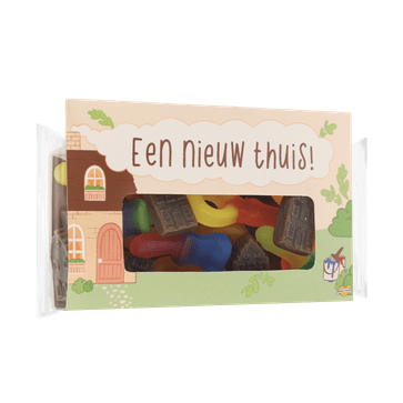 Snoepreep ‘Een nieuw thuis’ (150gr)