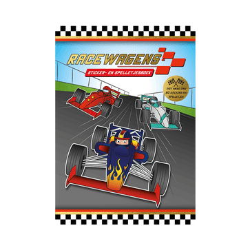 Sticker- en spelletjesboek racewagens