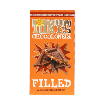 Tony’s Chocolonely Filled melk karamel zeezout