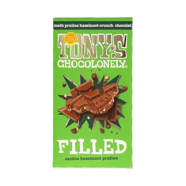 Tony’s Chocolonely Filled melk hazelnoot praliné