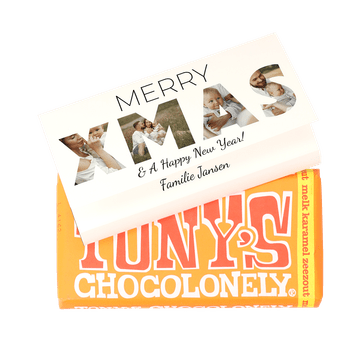Tony’s Chocolonely kerst personaliseren