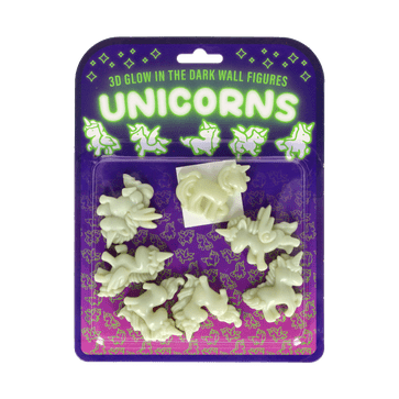 Glow in the dark stickers eenhoorn