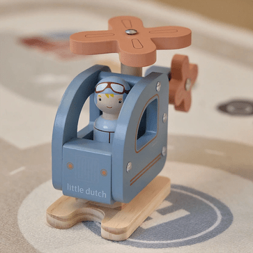 Houten speelgoed helikopter Little Dutch