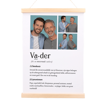 Gepersonaliseerde Vaderdag poster