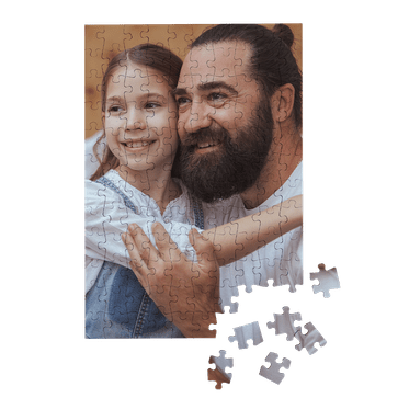 Gepersonaliseerde Vaderdag puzzel (120 stukjes)
