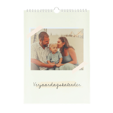 Gepersonaliseerde verjaardagskalender (staand)
