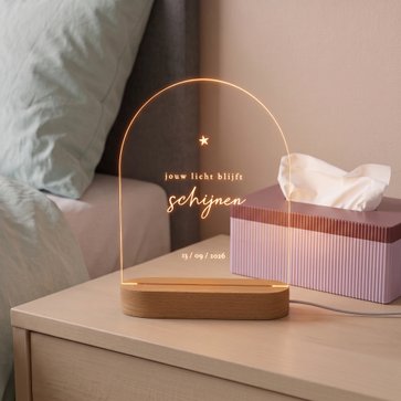 Gepersonaliseerde lamp - Bemoedigen