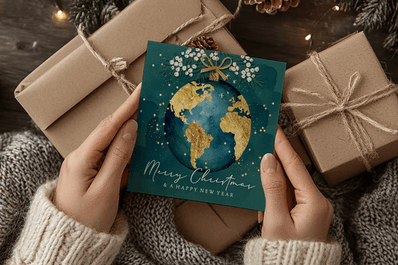 Zakelijke kerstkaart schrijven