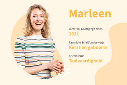 Schrijver Marleen