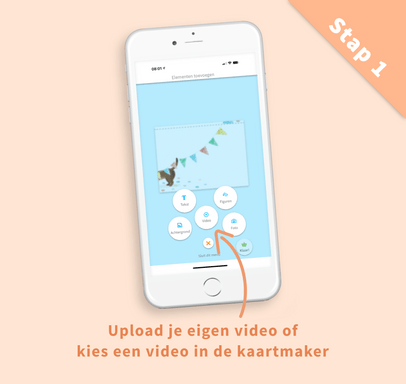 Upload je video op de kaart