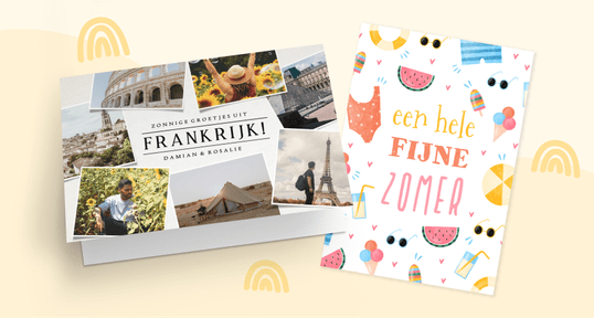 Vakantiekaart teksten