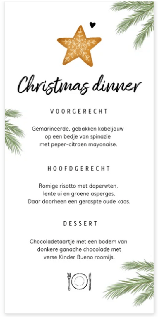 Kerstkaarten maken inspiratie en voorbeelden Kaartje2go