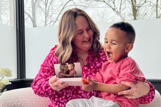 gepersonaliseerde chocolade voor vrouw