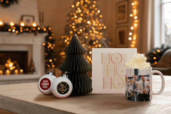 Zakelijke gepersonaliseerde kerstbedankjes