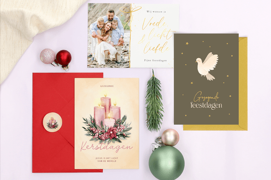Kerstkaarten met dieren