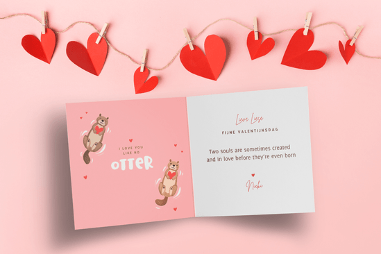 Kaartje met liefde tekst