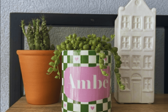 Mok als plantenpot gebruiken
