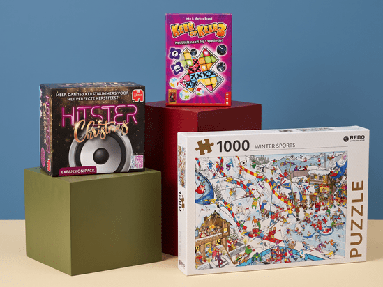 Spelletjes of een puzzel als relatiegeschenk