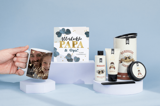 De leukste vaderdag cadeaus voor alle vaders vind je bij Kaartje2go 