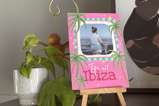 Vakantiekaart naar jezelf sturen
