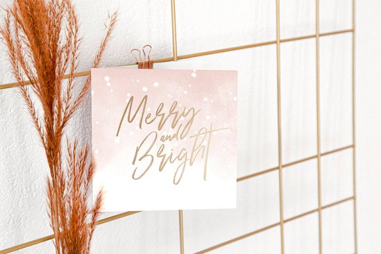 Kaart met kerstquote