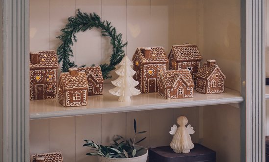 Søstrene Grene kerst 2025 peperkoekhuisjes