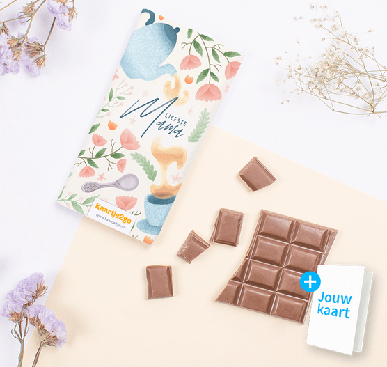Chocoladereep ‘Liefste mama'