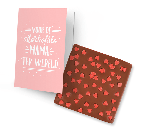 Chocolade chunk LOVE XL + kaart