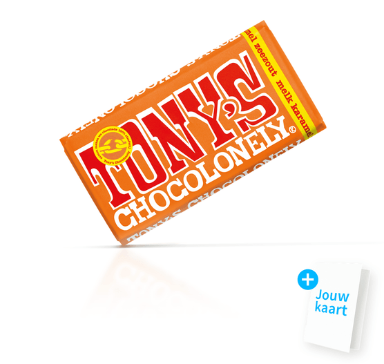 Tony's Chocolonely karamel zeezout